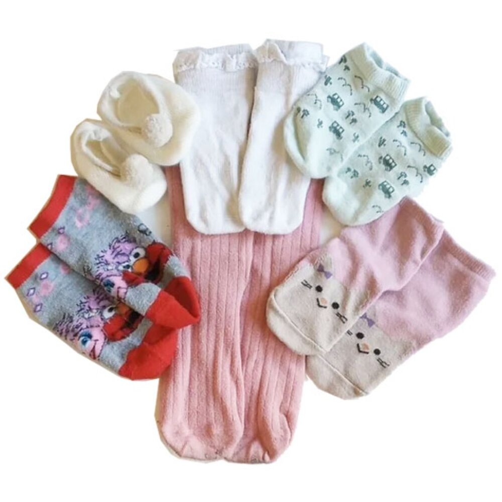 6 Pair Assorted Infant Toddler Socks - 50off3